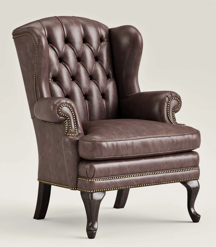 10 most iconic and best furniture since 1900 - Armchair Chesterfield leather 2