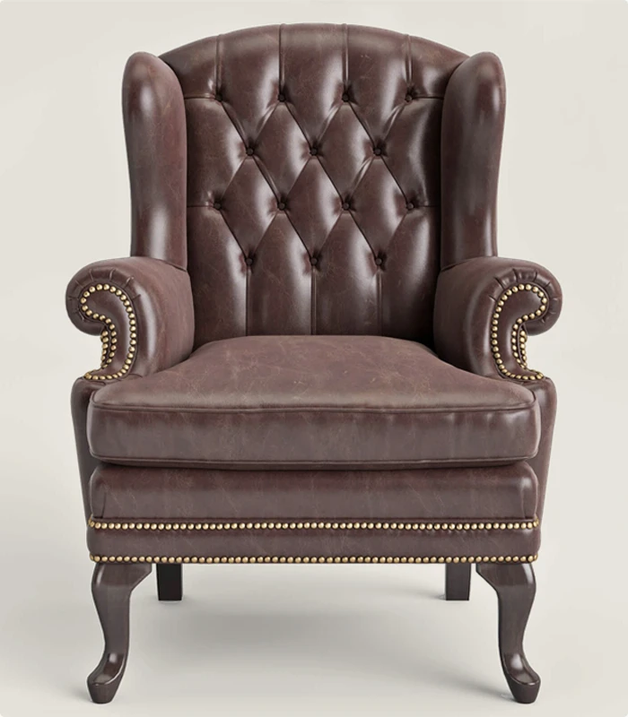 10 most iconic and best furniture since 1900 - Armchair Chesterfield leather