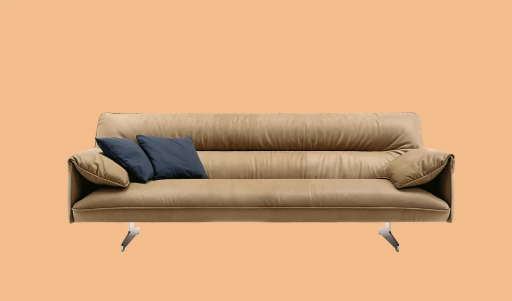 5 famous Italian brands of upholstered furniture - Poltrona Frau - Antohn sofa