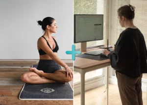 Electric standing desk for spine health cover Beflo